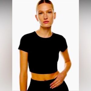 Black Babaton Contour Crew T-shirt in size XL. New with tags.